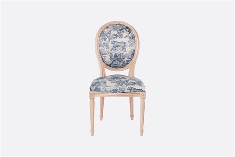 dior medallion chair|Medallion Chair Blue Toile de Jouy .